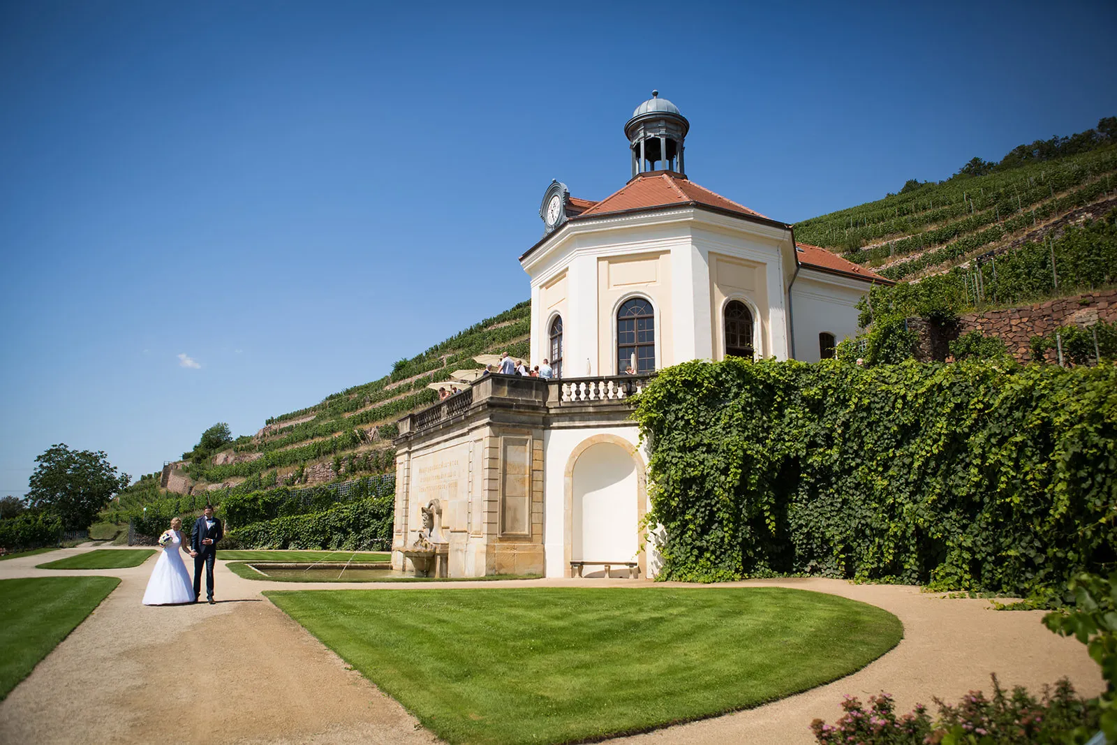 Belvedere für Trauungen im Schloss Wackerbarth