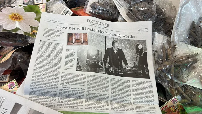 dj sascha juranek in der saechsische zeitung dresden