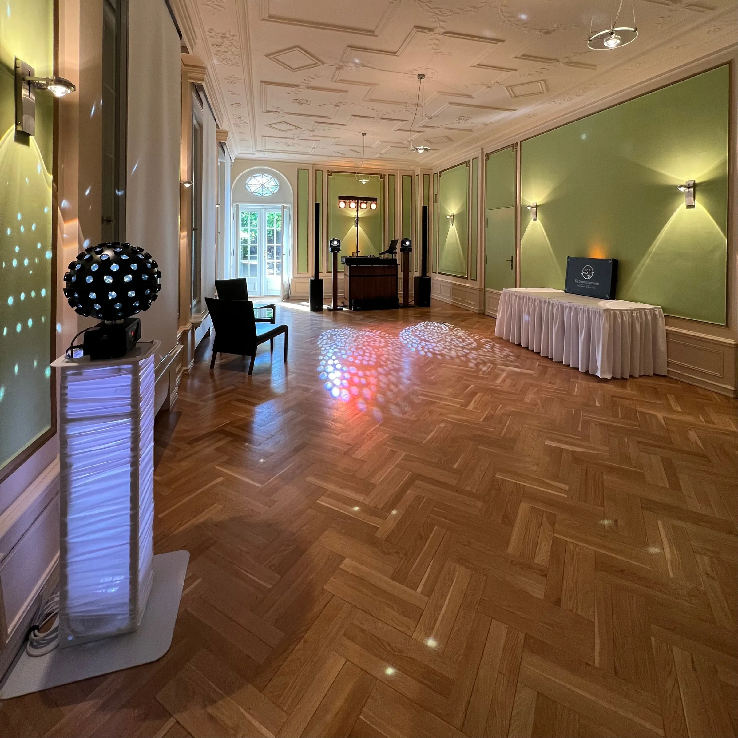 Grüner Salon des Schloss Wackerbarth