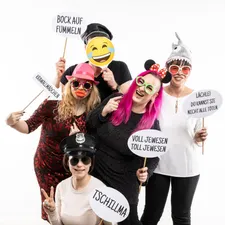 Lustige Fotobox Requesiten