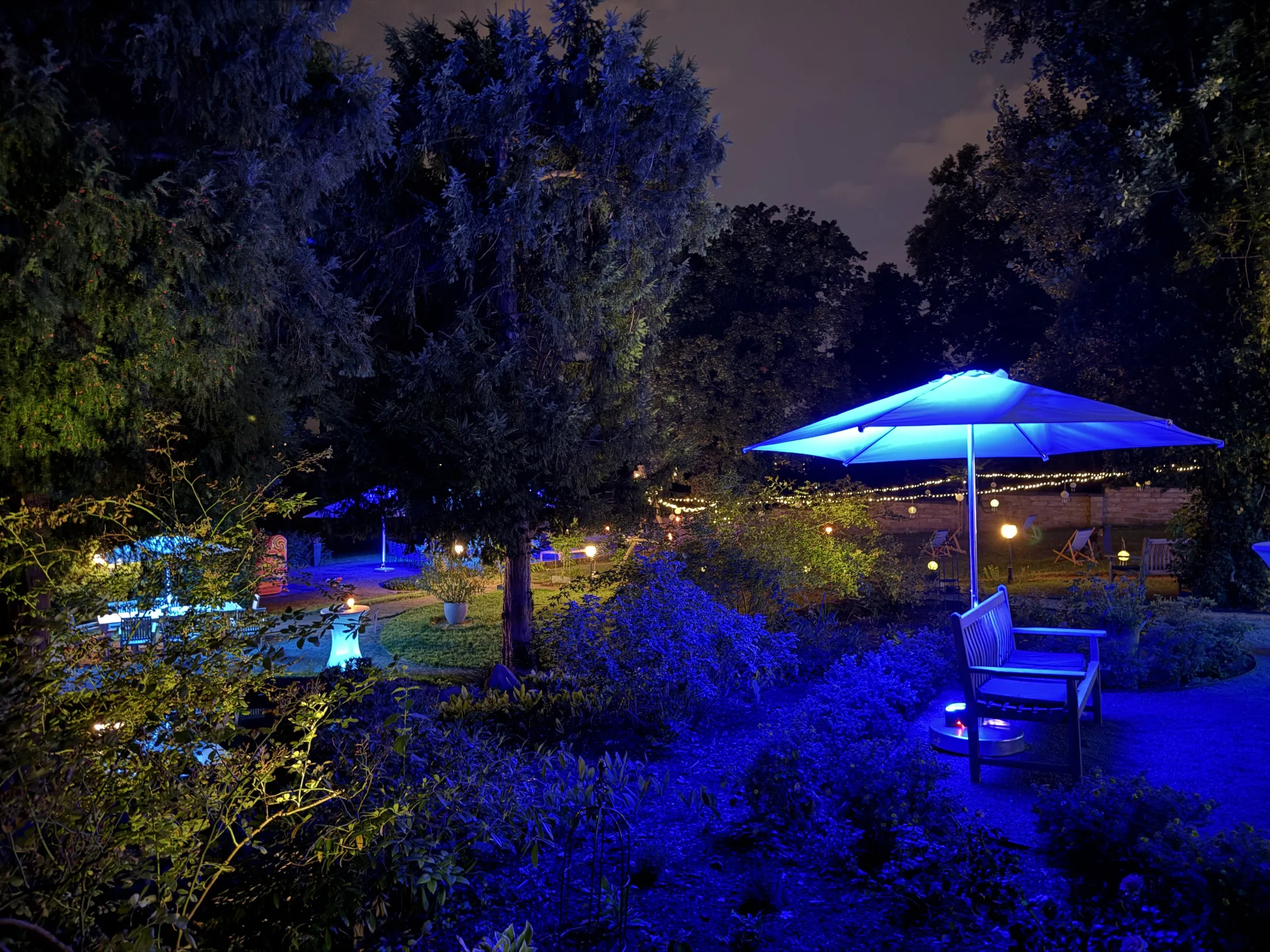 Marcolinis WeltGartenbereich mit Ambiente