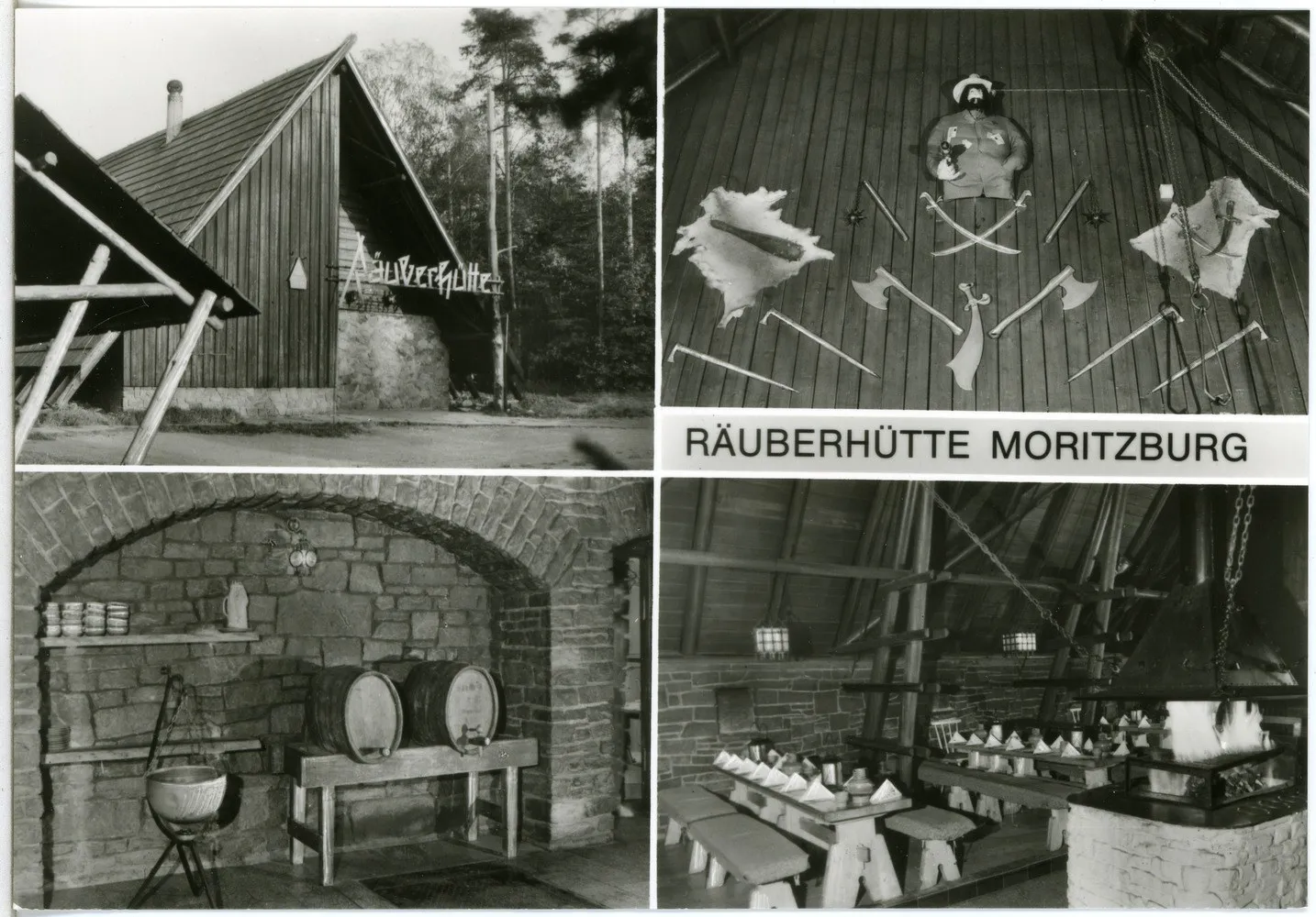 Räuberhütte Moritzburg im Jahr 1984