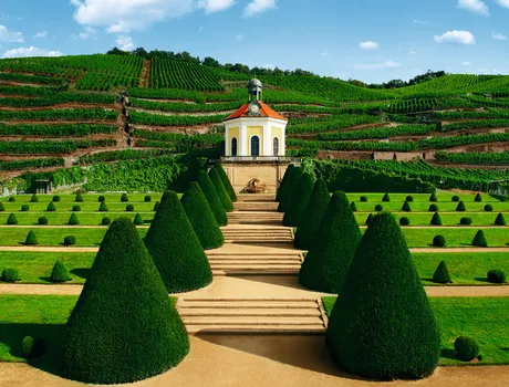 Belvedere im Weinberg von Schloss Wackerbarth